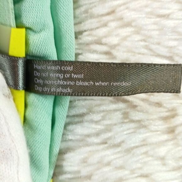 LA Hearts 2 Piece String Bikini With Strapless Bandeau Top. Retro Boho Beaded L - Picture 5 of 12